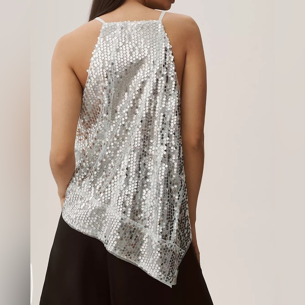 Anthropologie Sequin Halter Tank - Picture 4 of 4